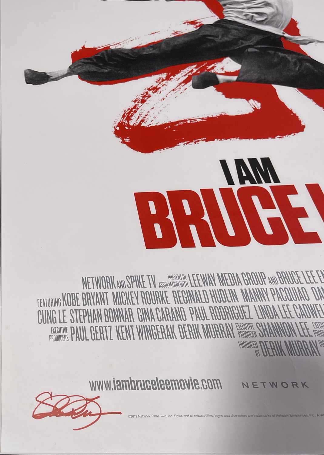 LIMITED EDITION 'I AM BRUCE LEE' POSTER. - Image 2 of 3