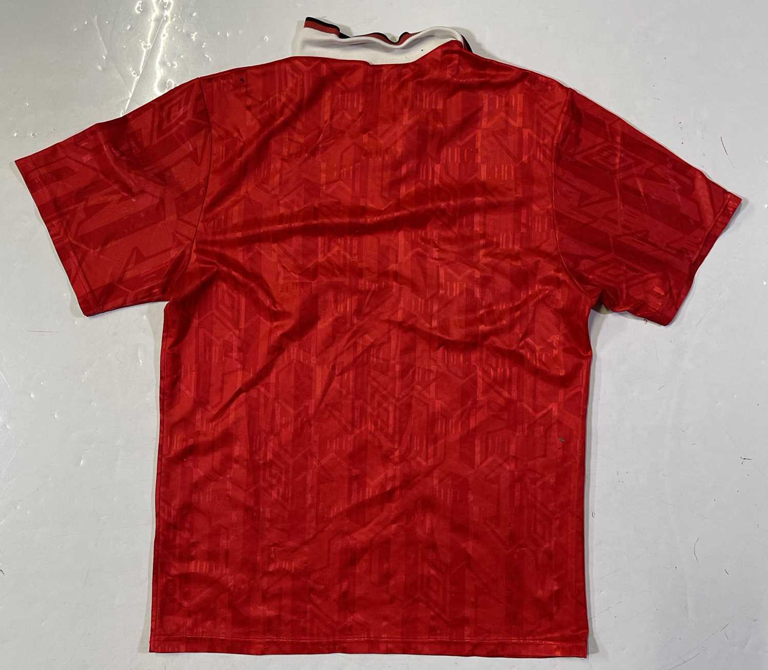 MANCHESTER UNITED - 1992-3 LEAGUE WINNERS HOME SHIRT. - Image 2 of 3