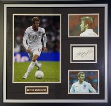 DAVID BECKHAM - SIGNED DISPLAY.