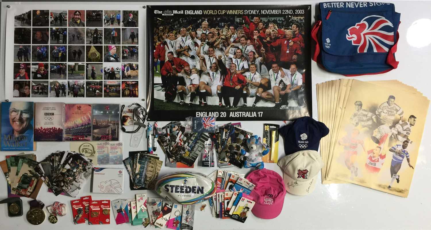 SPORTING MEMORABILIA INC RUGBY / LONDON 2012 OLYMPIC GAMES.