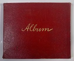 GOLF INTEREST - EARLY 20TH C AUTOGRAPH BOOK WITH SAMUEL RYDER SIGNATURE AND MANY MORE.