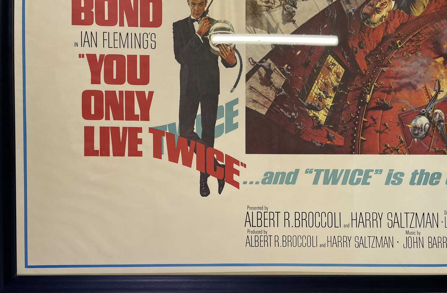 JAMES BOND - YOU ONLY LIVE TWICE (1967) - US DRIVE-IN POSTER. - Image 3 of 6