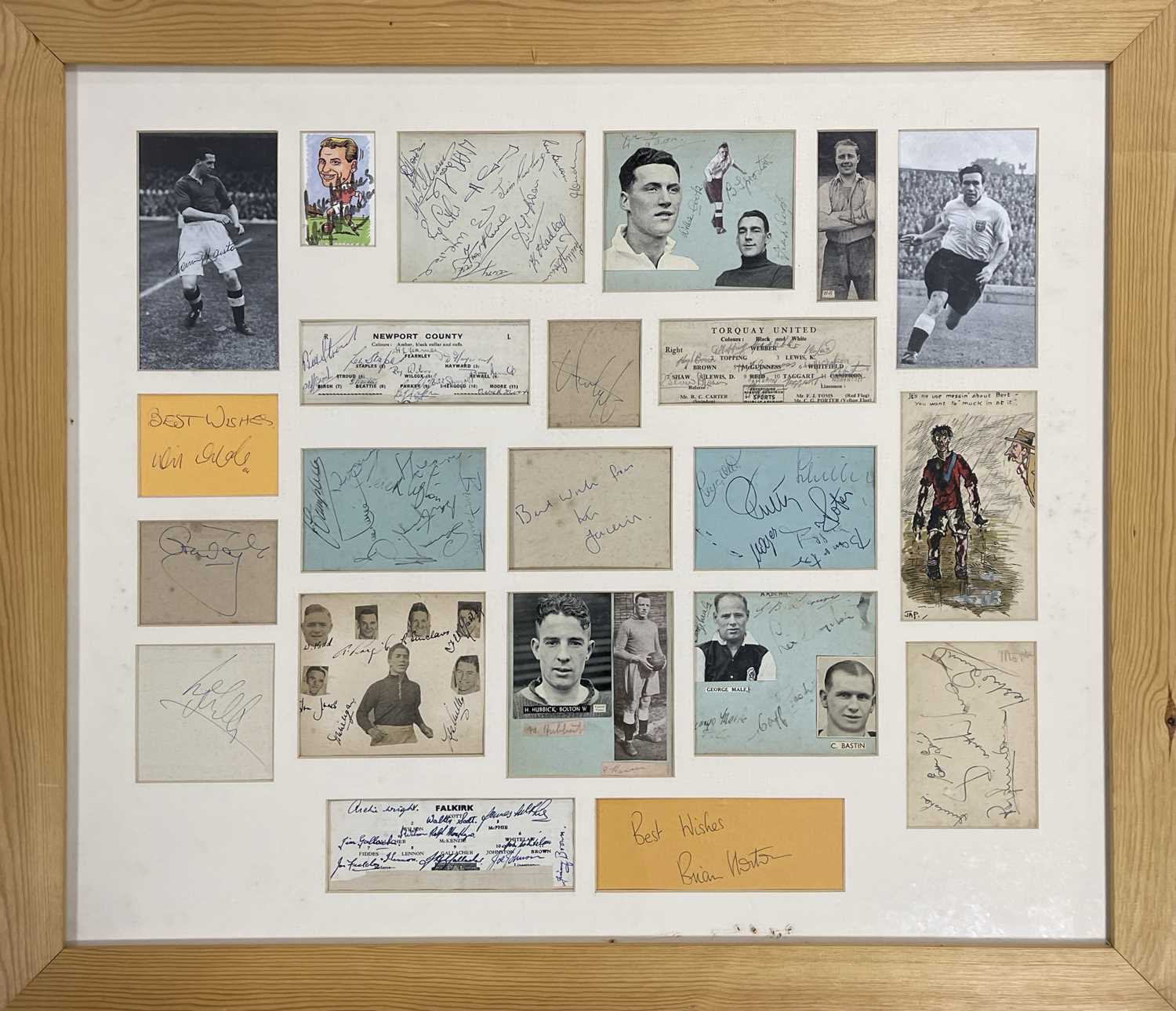 FOOTBALL LEGENDS - SIGNED ITEMS INC GEORGE BEST. - Image 2 of 7