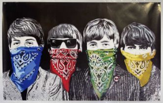 MR BRAINWASH (1966, FRANCE) - BEATLES POSTER.