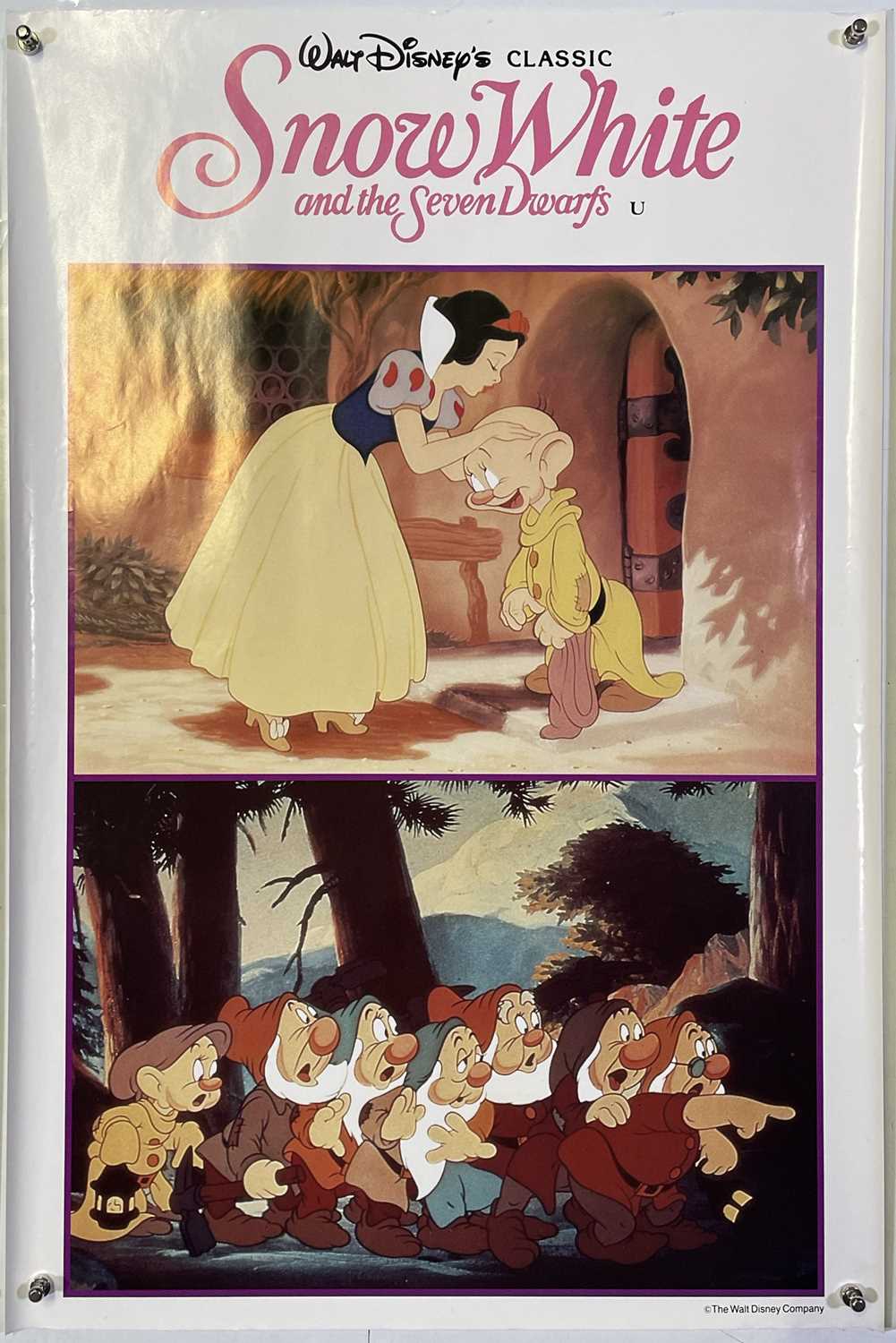 DISNEY INTEREST - SNOW WHITE QUAD / CROWN POSTERS. - Image 3 of 5