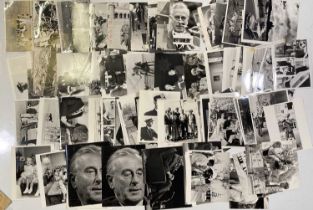 LORD MOUNTBATTEN - LARGE COLLECTION OF PRESS PHOTOGRAPHS.