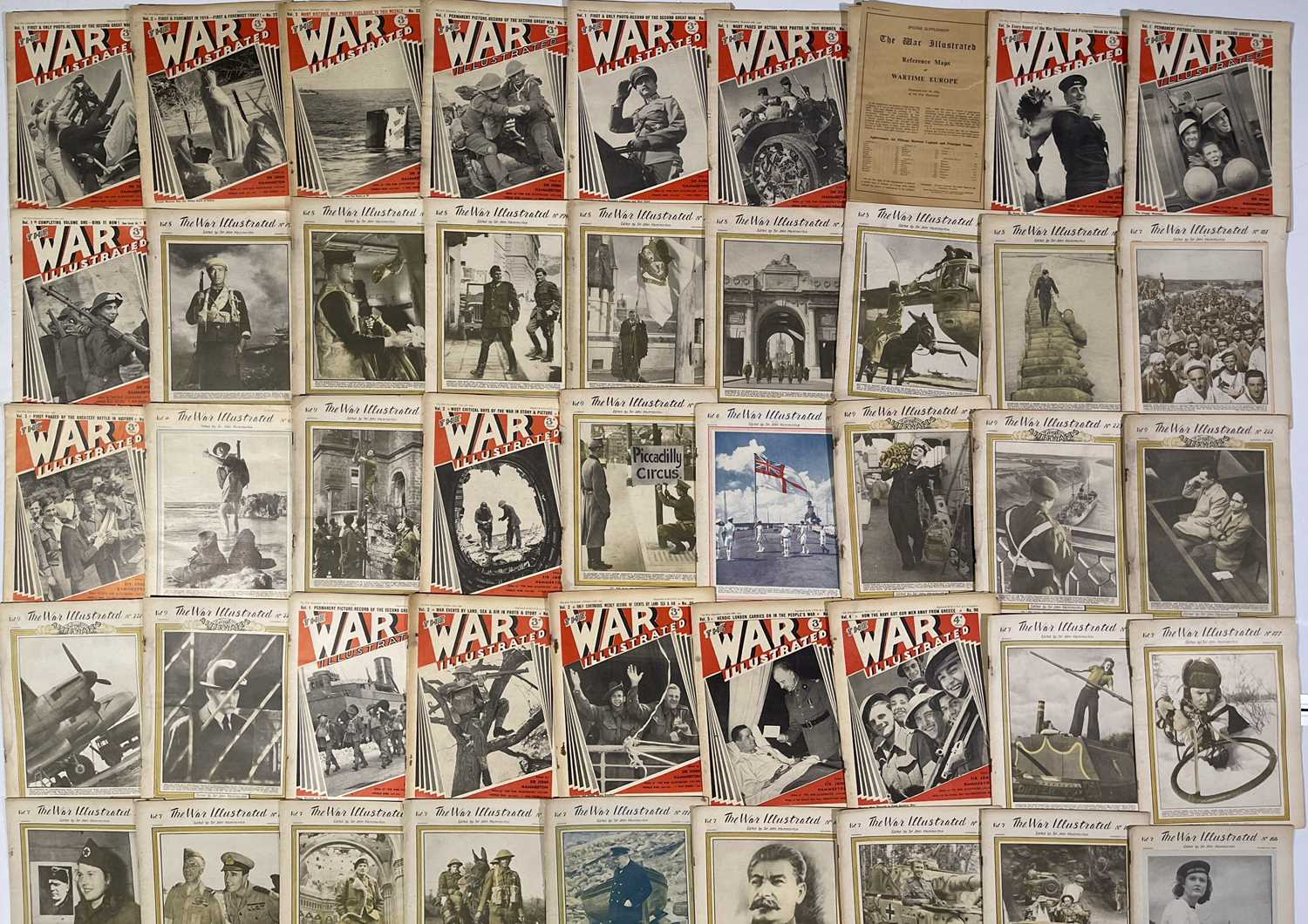 80+ THE WAR ILLUSTRATED MAGAZINES. - Bild 2 aus 4