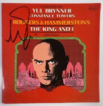 YUL BRYNNER SIGNED KING AND I SOUNDTRACK LP.