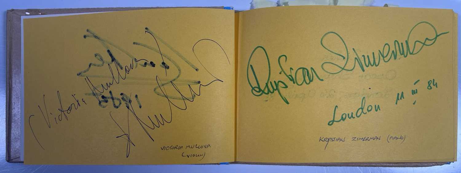 AUTOGRAPH COLLECTION - STARS OF CLASSICAL MUSIC/JAZZ INC MULLOVA / DIZZY GILLESPIE. - Image 6 of 16
