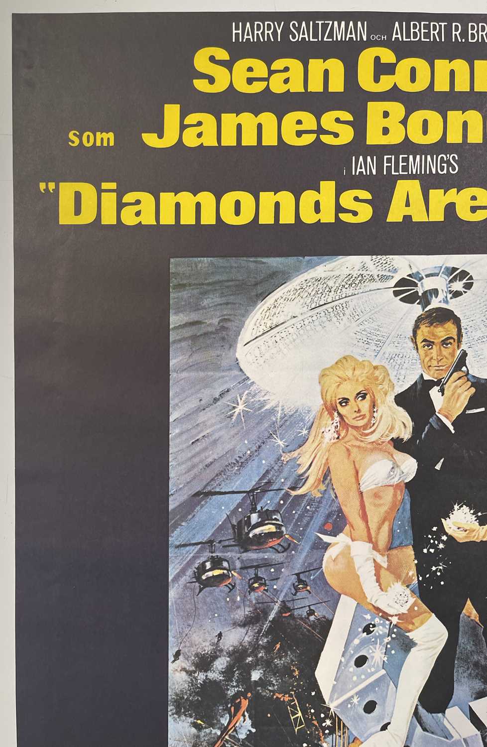 JAMES BOND - DIAMONDS ARE FOREVER (1971) - C 1982 SWEDISH REISSUE. - Image 4 of 6