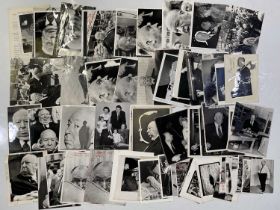 ALFRED HITCHCOCK- LARGE COLLECTION OF PRESS PHOTOGRAPHS.