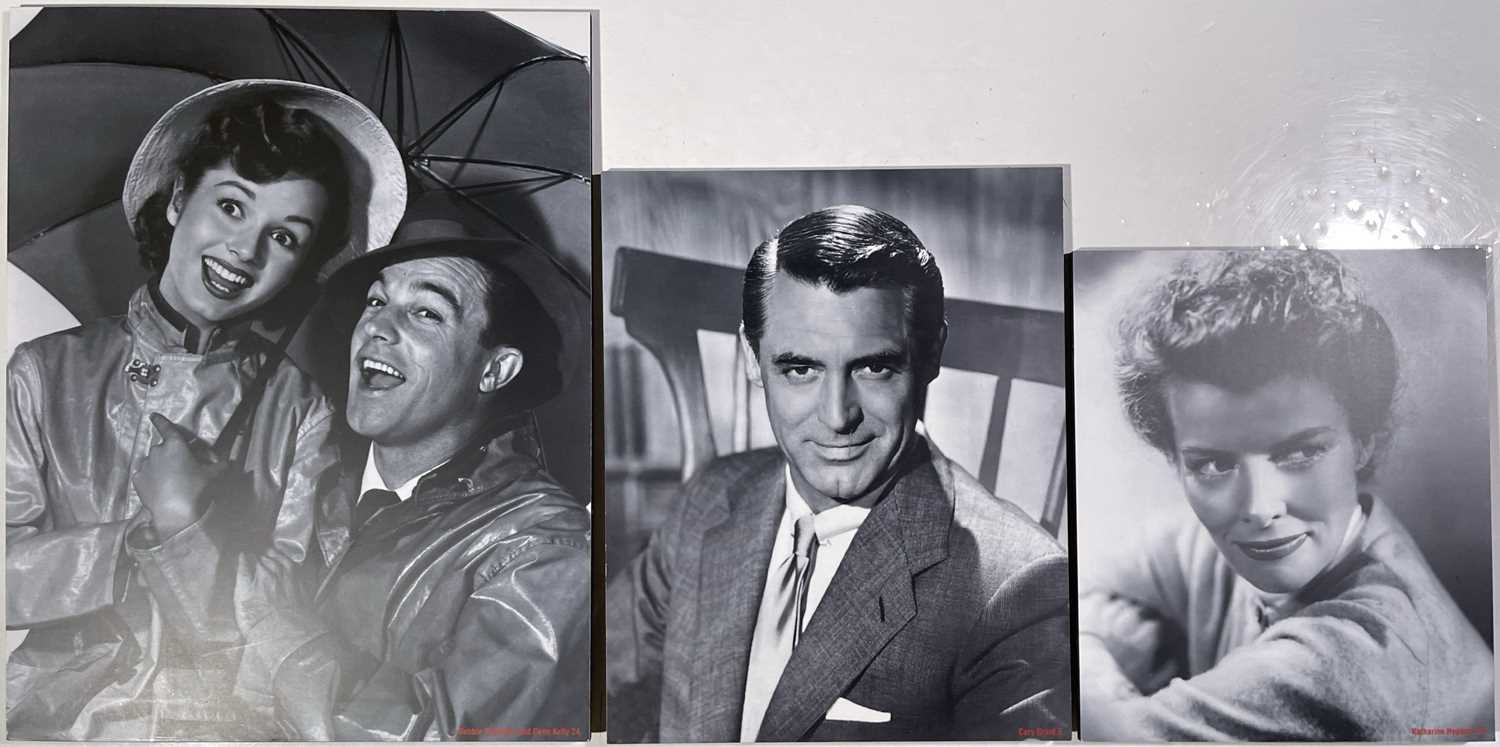 THREE FILM STAR PRINTS - KATHERINE HEPBURN, GENE KELLY.