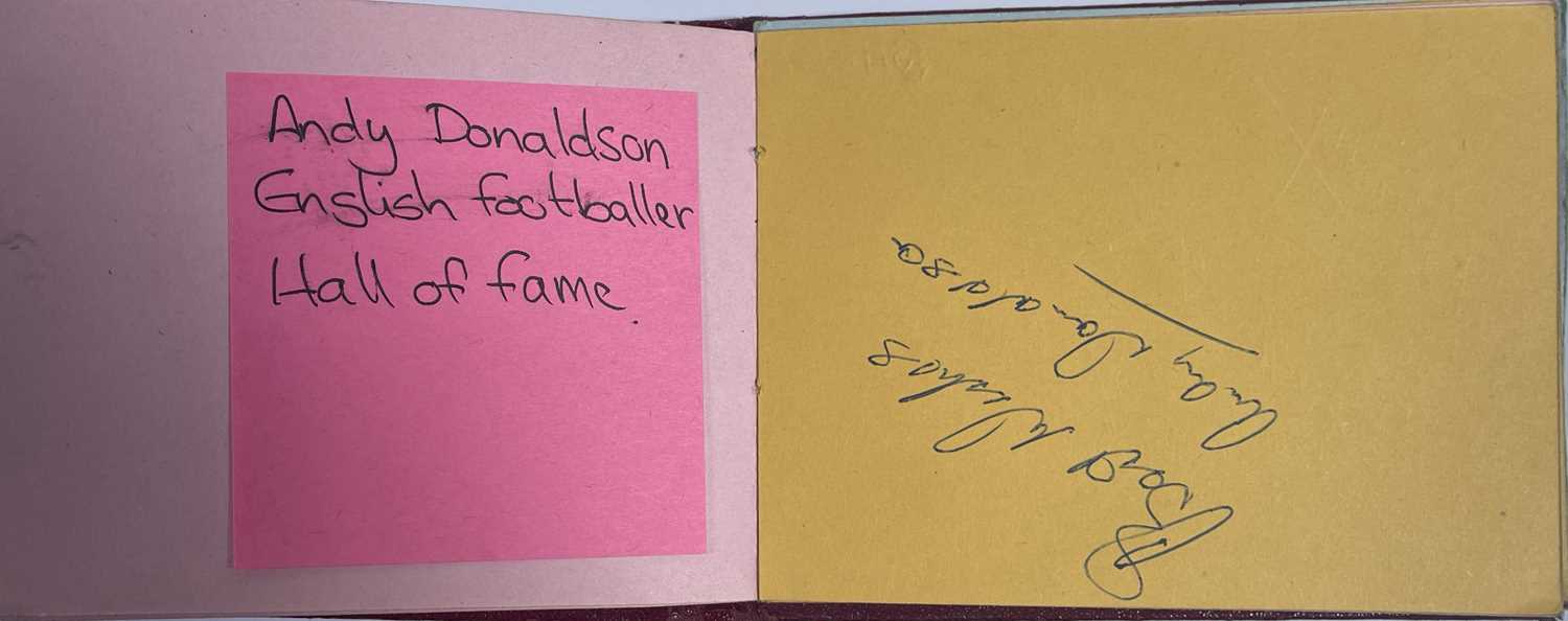 LATE 1940S / EARLY 1950S AUTOGRAPH BOOK WITH FOOTBALLERS. - Image 21 of 27