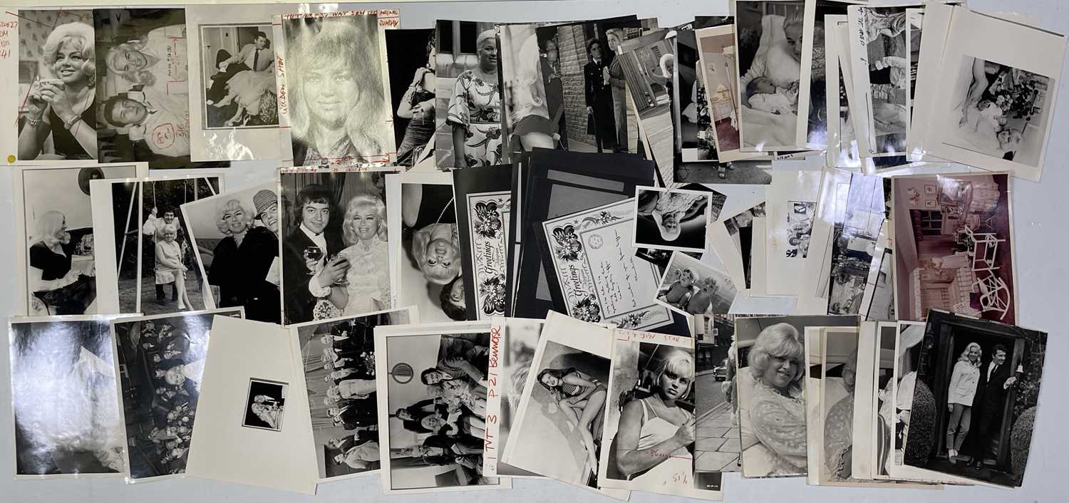 DIANA DORS- LARGE COLLECTION OF PRESS PHOTOGRAPHS.