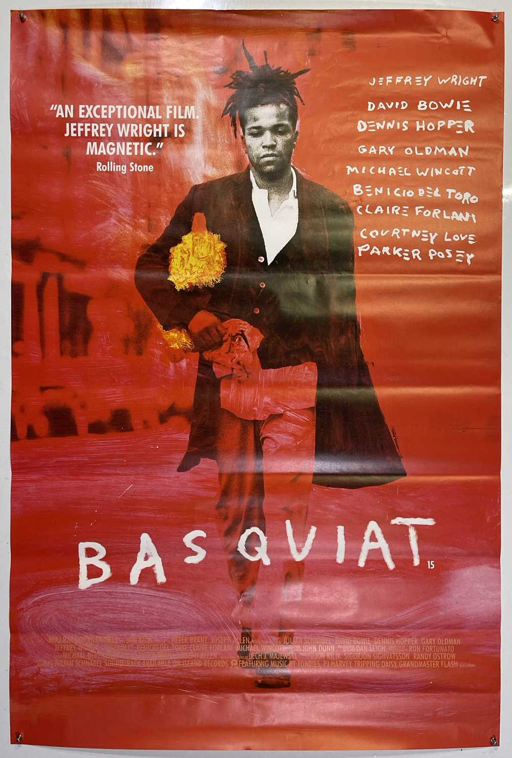 JEAN MICHEL-BASQUIAT - BASQUIAT (1996) AN ORIGINAL FILM BILLBOARD POSTER.