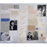 COMPOSERS/MUSICIANS - AUTOGRAPH COLLECTION INC HEIFETZ.