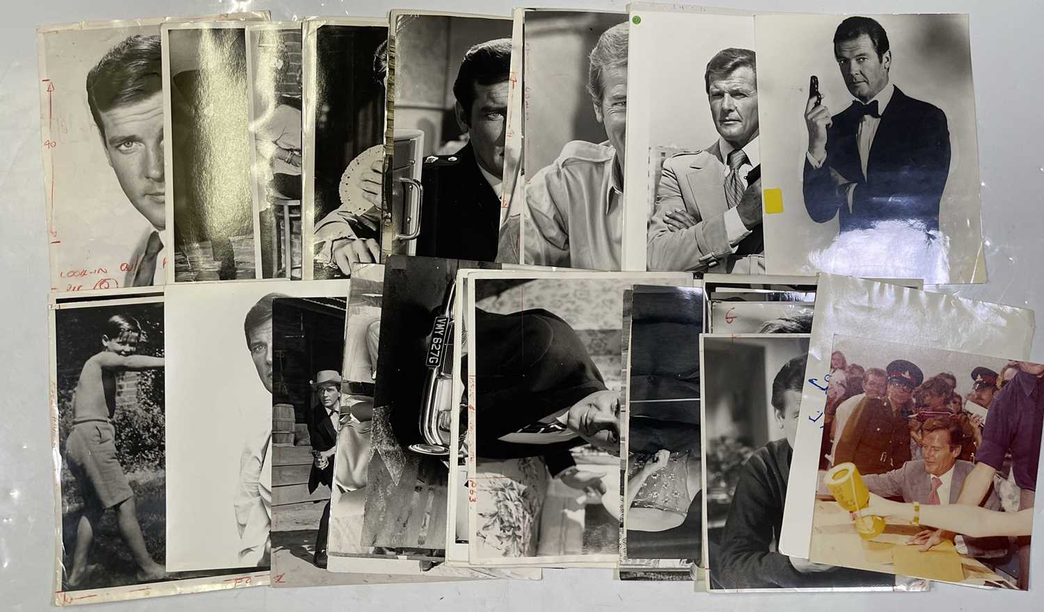 ROGER MOORE - LARGE COLLECTION OF PRESS PHOTOGRAPHS. - Image 3 of 3