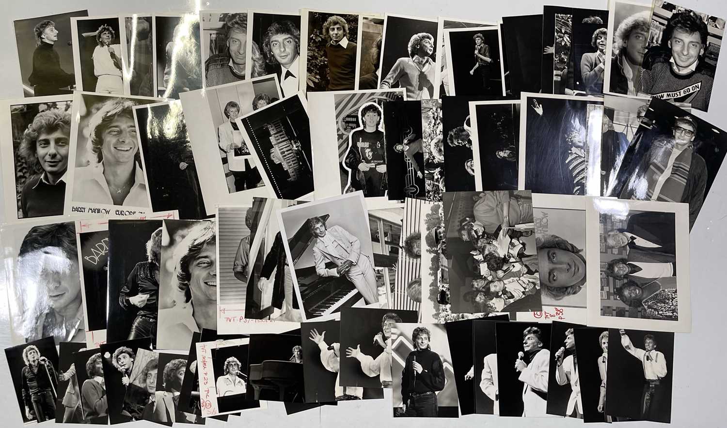 BARRY MANILOW - COLLECTION OF PRESS PHOTOGRAPHS.