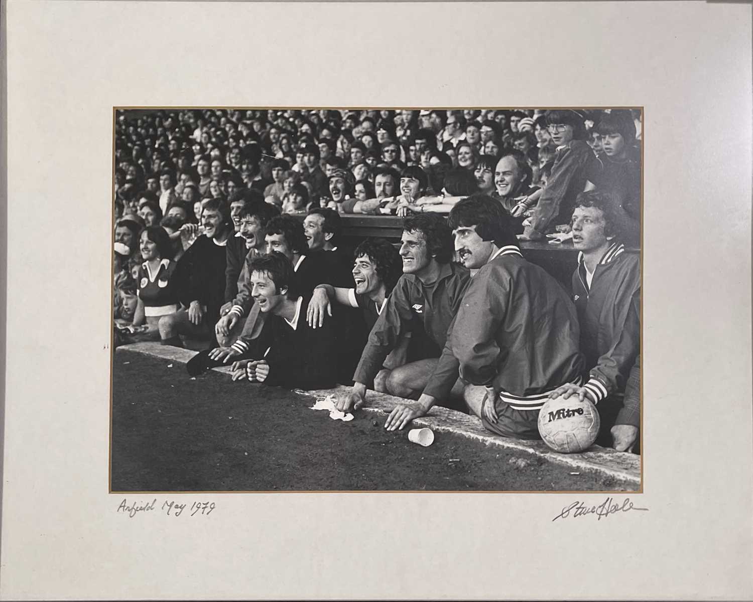 LIVERPOOL FC PRINTS SIGNED BY PHOTOGRAPHER. - Image 2 of 3