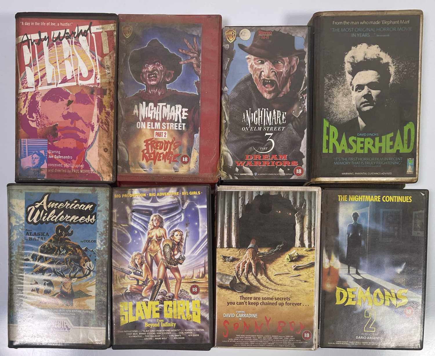 COLLECTABLE VHS - HORROR / ARTHOUSE.