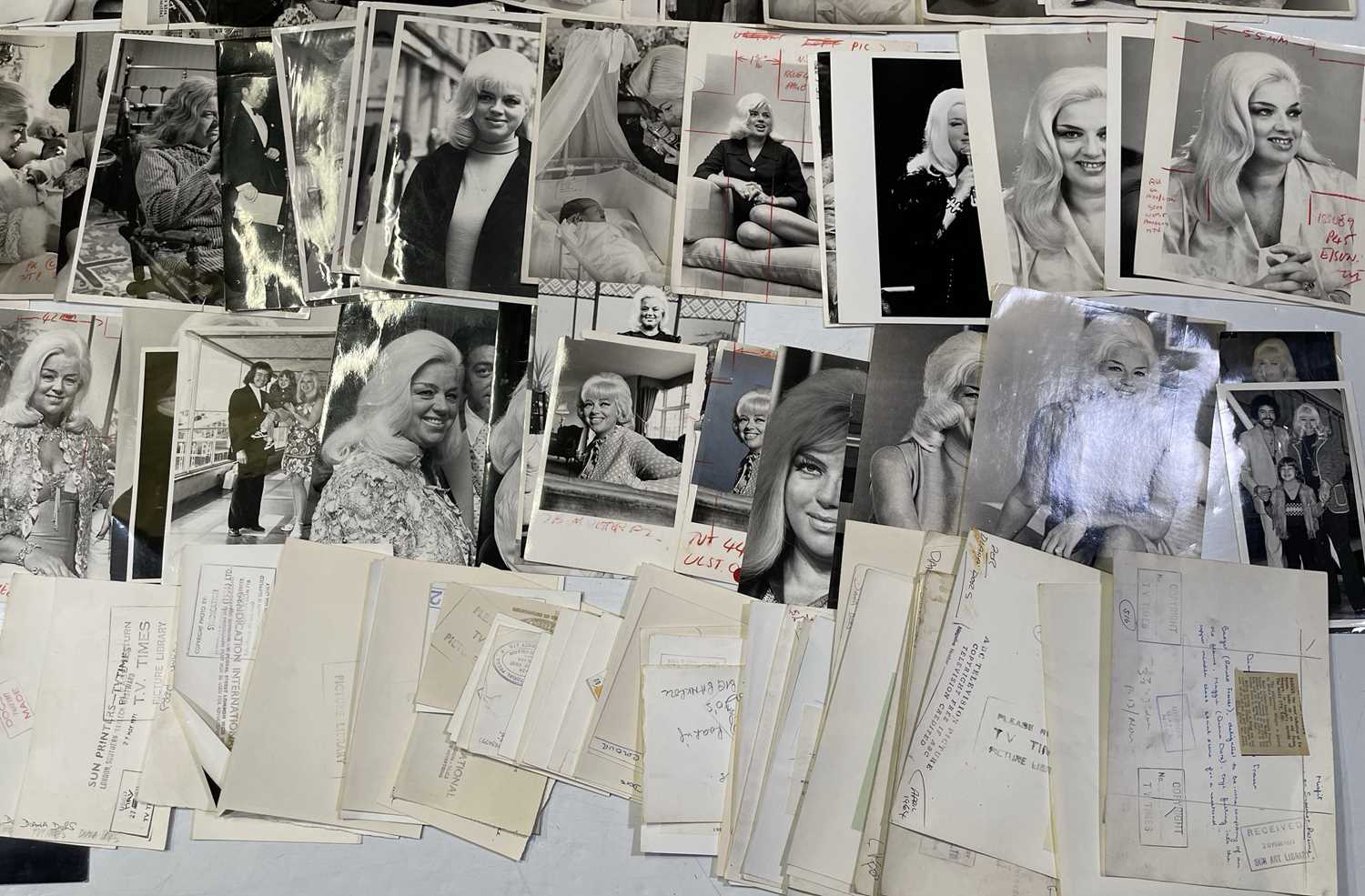DIANA DORS - COLLECTION OF PRESS PHOTOGRAPHS. - Image 2 of 3