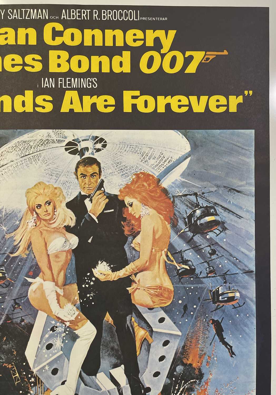 JAMES BOND - DIAMONDS ARE FOREVER (1971) - C 1982 SWEDISH REISSUE. - Image 5 of 6