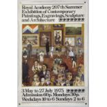 PETER BLAKE - 1975 ROYAL ACADEMY EXHIBITION POSTER.