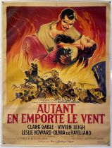 GONE WITH THE WIND (1939) - AN ORIGINAL FRENCH GRANDE POSTER C 1953