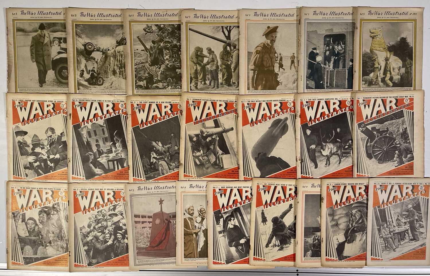 80+ THE WAR ILLUSTRATED MAGAZINES. - Bild 4 aus 4