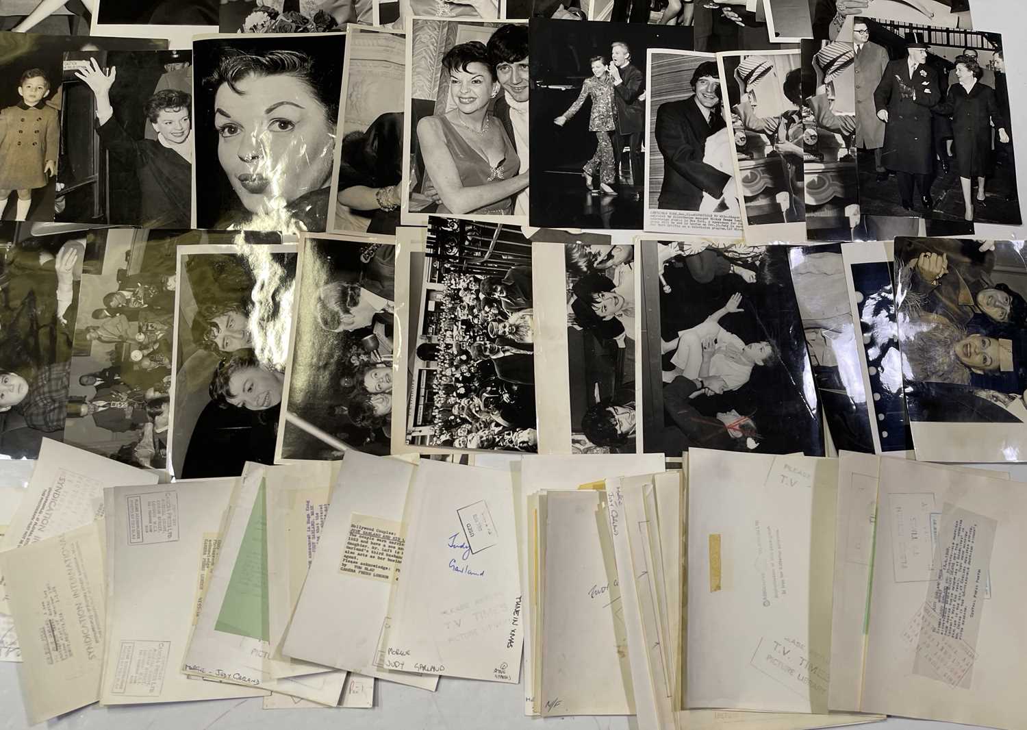 JUDY GARLAND - LARGE COLLECTION OF PRESS PHOTOGRAPHS. - Image 2 of 2
