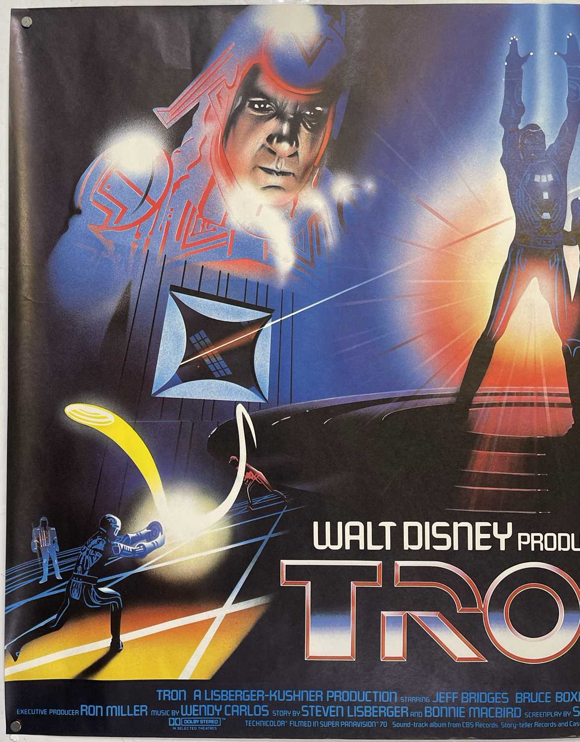 TRON (1982) ORIGINAL UK QUAD POSTER. - Image 2 of 3