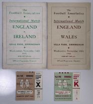 INTERNATIONAL FIXTURES - 20TH CENTURY TICKETS / PROGRAMMES INC 1966 FINAL.