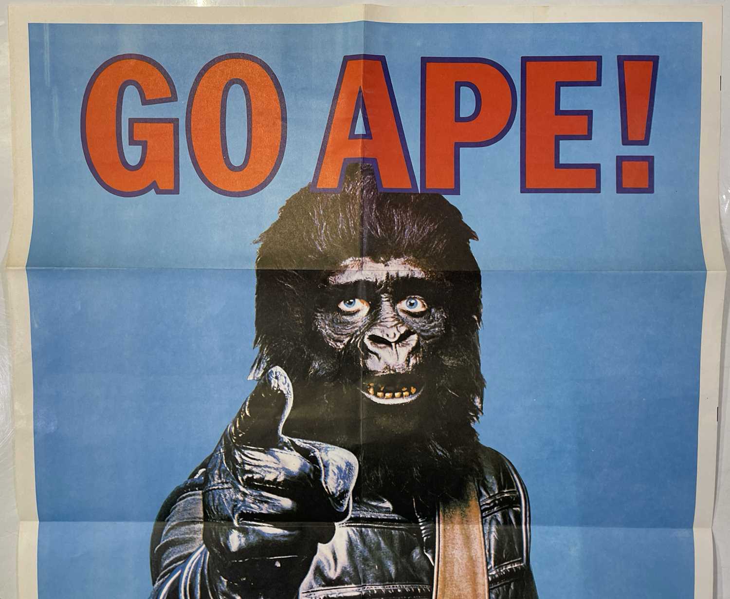 PLANET OF THE APES (1974) GO APE! DAILY MIRROR PROMO POSTER. - Image 3 of 4