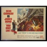 JAMES BOND - YOU ONLY LIVE TWICE (1967) - US DRIVE-IN POSTER.