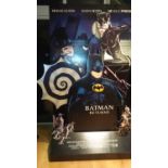 BATMAN RETURNS (1992) - AN ORIGINAL PROMOTIONAL 3D CARD STANDEE - ROTATING UMBRELLA.