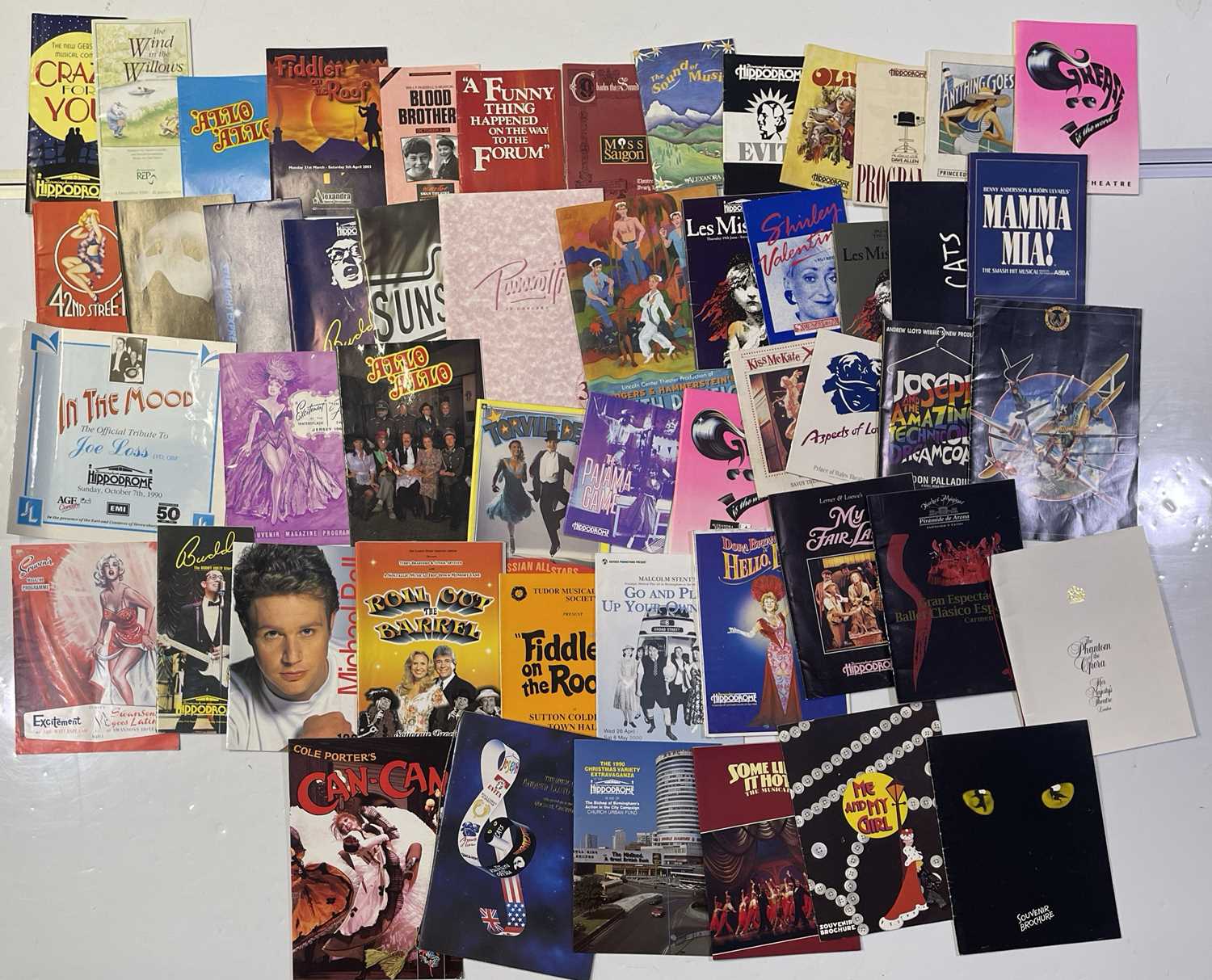 COLLECTION OF THEATRICAL PROGRAMMES - 1960S-00S INC WINGS 1970S.