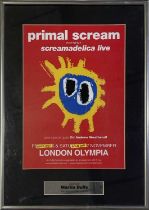 PRIMAL SCREAM - SCREAMADELICA LIVE 'SOLD OUT' AWARD.