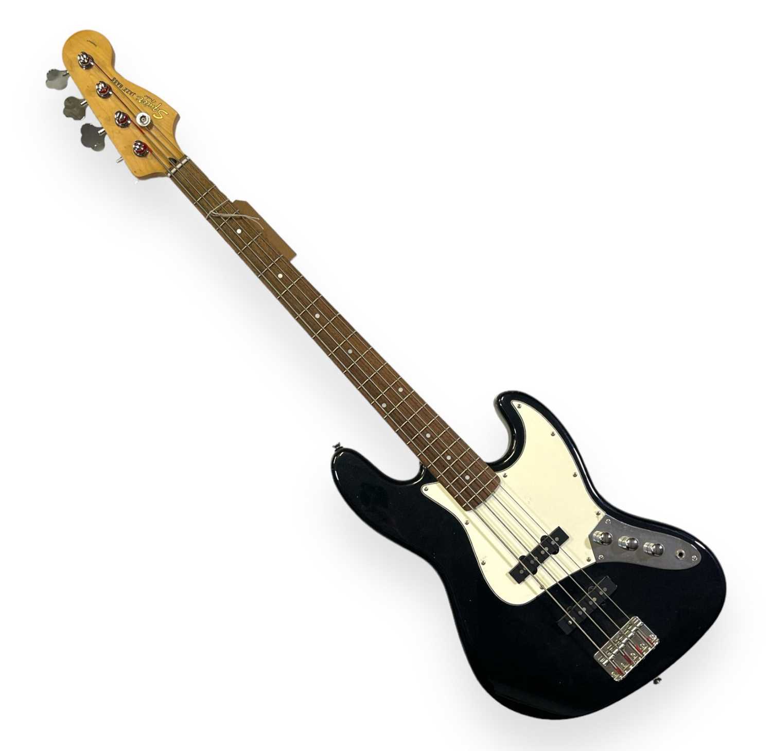 A FENDER SQUIER JAZZ BASS.