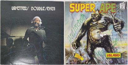 TWO LPS SIGNED BY LEE SCRATCH PERRY.