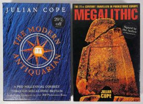 COLLECTABLE AND SIGNED JULIAN COPE TITLES - ANTIQUARIAN / MEGALITHIC.