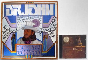 DR. JOHN SIGNED CD AND LP.