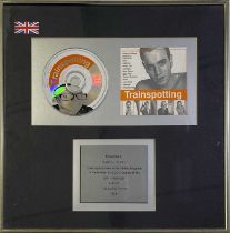 PRIMAL SCREAM / TRAINSPOTTING - ORIGINAL BPI CD AWARD.