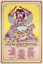 DAVE ROE - ORIGINAL ISLE OF WIGHT FESTIVAL 1970 POSTER.