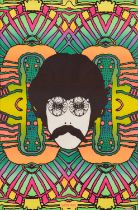 PETER MAX - SELF PORTRAIT POSTER - 1968.