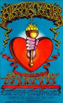 RICK GRIFFIN - HEART AND TORCH - BG-136 - 2008 WOLFGANG'S REPRINT.