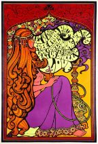 C. KEELAN - HOOKAH LOVE, ORIGINAL PERSONALITY POSTER, 1967.