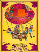 THE MONKEES - ORIGINAL SPARTA POSTER PUBLISHED 1967.