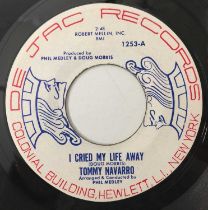 TOMMY NAVARRO - I CRIED MY LIFE AWAY/ CLUB OF BROKEN HEARTS 7" (US SOUL - JAC RECORDS - 1253)