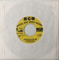THE INVITATIONS - WATCH OUT LITTLE GIRL/ YOU'RE LIKE A MYSTERY 7" (US PROMO - MGM - K-13666)