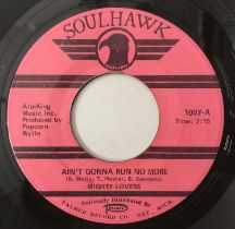 MIGHTY LOVERS - AIN'T GONNA RUN NO MORE/ (SHE KEEPS) DRIVING ME OUT OF MY MIND 7" (US ORIGINAL - SOU